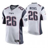 Camiseta NFL Game Hombre New England Patriots Sony Michel Blanco