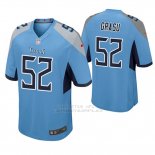 Camiseta NFL Game Hombre Tennessee Titans Hronis Grasu Azul Luminoso