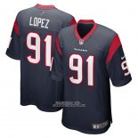 Camiseta NFL Game Houston Texans Roy Lopez 91 Azul