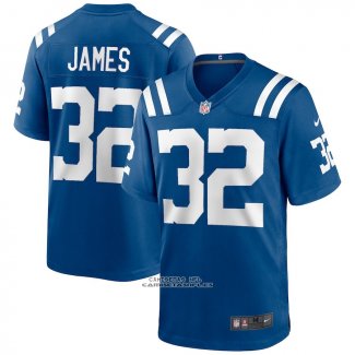 Camiseta NFL Game Indianapolis Colts Edgerrin James Retired Azul