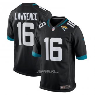 Camiseta NFL Game Jacksonville Jaguars Trevor Lawrence Alterno Negro