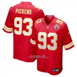 Camiseta NFL Game Kansas City Chiefs Zacch Pickens Rojo Camiseta NFL Game Kansas City Chiefs Zacch Pickens Rojo