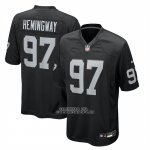 Camiseta NFL Game Las Vegas Raiders Tonka Hemingway Negro