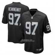 Camiseta NFL Game Las Vegas Raiders Tonka Hemingway Negro