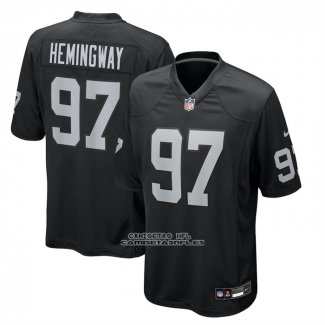 Camiseta NFL Game Las Vegas Raiders Tonka Hemingway Negro