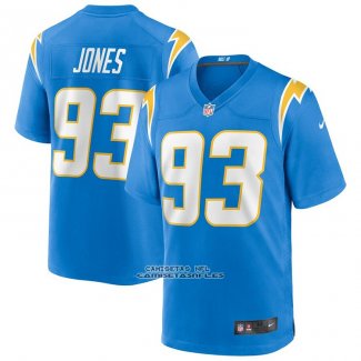 Camiseta NFL Game Los Angeles Chargers Justin Jones Azul