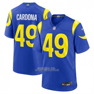 Camiseta NFL Game Los Angeles Rams Joe Cardona Azul
