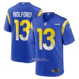 Camiseta NFL Game Los Angeles Rams John Wolford Azul