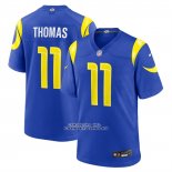 Camiseta NFL Game Los Angeles Rams Keir Thomas Azul Camiseta NFL Game Los Angeles Rams Keir Thomas Azul