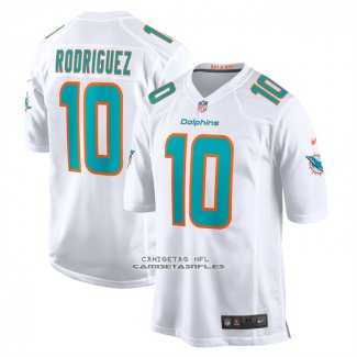 Camiseta NFL Game Miami Dolphins Jacob Rodriguez Blanco