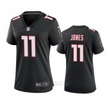 Camiseta NFL Game Mujer Atlanta Falcons Julio Jones Throwback 2020 Negro