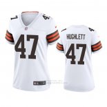 Camiseta NFL Game Mujer Cleveland Browns Charley Hughlett 2020 Blanco