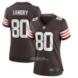 Camiseta NFL Game Mujer Cleveland Browns Jarvis Landry Marron