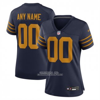 Camiseta NFL Game Mujer Green Bay Packers 1923 Classic Personalizada Azul