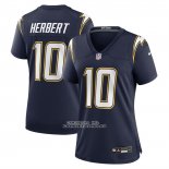 Camiseta NFL Game Mujer Los Angeles Chargers Justin Herbert Alterno Super Chargers Azul Camiseta NFL Game Mujer Los Angeles Chargers Justin Herbert Alterno Super Chargers Azul