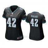 Camiseta NFL Game Mujer Philadelphia Eagles K'von Wallace Negro