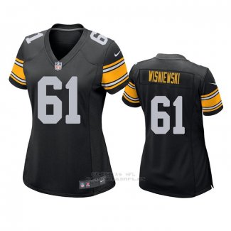 Camiseta NFL Game Mujer Pittsburgh Steelers Stefen Wisniewski Negro