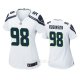 Camiseta NFL Game Mujer Seattle Seahawks Alton Robinson Blanco