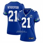 Camiseta NFL Game Mujer Seattle Seahawks Devon Witherspoon 2nd Alternate 50th Season Royal