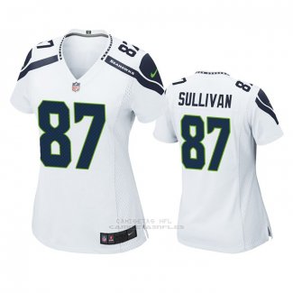 Camiseta NFL Game Mujer Seattle Seahawks Stephen Sullivan Blanco