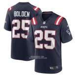 Camiseta NFL Game New England Patriots Brandon Bolden 25 Azul