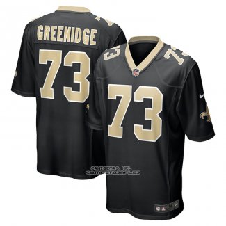 Camiseta NFL Game New Orleans Saints Ethan Greenidge Negro