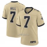 Camiseta NFL Game New Orleans Saints Taysom Hill Alterno Oro Camiseta NFL Game New Orleans Saints Taysom Hill Alterno Oro