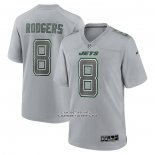 Camiseta NFL Game New York Jets Aaron Rodgers Gris