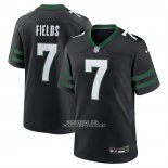 Camiseta NFL Game New York Jets Justin Fields Negro Camiseta NFL Game New York Jets Justin Fields Negro