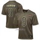 Camiseta NFL Game Nino Cincinnati Bengals Joe Burrow 2025 Salute To Service Olive