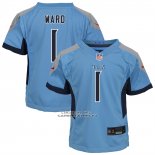 Camiseta NFL Game Nino Tennessee Titans Cameron Ward Azul Claro