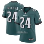 Camiseta NFL Game Philadelphia Eagles Andrew Mukuba Verde Oscuro
