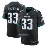 Camiseta NFL Game Philadelphia Eagles Cooper DeJean Alterno Negro Camiseta NFL Game Philadelphia Eagles Cooper DeJean Alterno Negro