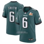 Camiseta NFL Game Philadelphia Eagles Devonta Smith Super Bowl LIX Verde