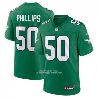 Camiseta NFL Game Philadelphia Eagles Jaelan Phillips Alterno 2 Verde