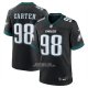 Camiseta NFL Game Philadelphia Eagles Jalen Carter Jugador Alterno Negro