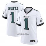 Camiseta NFL Game Philadelphia Eagles Jalen Hurts Blanco1 Camiseta NFL Game Philadelphia Eagles Jalen Hurts Blanco1