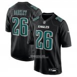Camiseta NFL Game Philadelphia Eagles Saquon Barkley Carbon Negro Camiseta NFL Game Philadelphia Eagles Saquon Barkley Carbon Negro