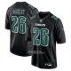 Camiseta NFL Game Philadelphia Eagles Saquon Barkley Carbon Negro