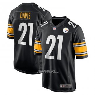 Camiseta NFL Game Pittsburgh Steelers Sean Davis Negro