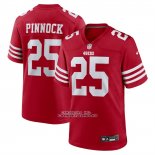 Camiseta NFL Game San Francisco 49ers Jason Pinnock Rojo Camiseta NFL Game San Francisco 49ers Jason Pinnock Rojo