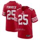 Camiseta NFL Game San Francisco 49ers Jason Pinnock Rojo