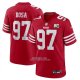 Camiseta NFL Game San Francisco 49ers Nick Bosa 80 Aniversario Rojo