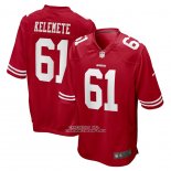 Camiseta NFL Game San Francisco 49ers Senio Kelemete Rojo