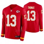 Camiseta NFL Hombre Kansas City Chiefs De'anthony Thomas Rojo Therma Manga Larga