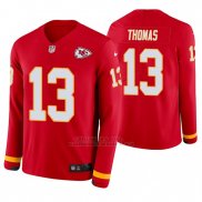 Camiseta NFL Hombre Kansas City Chiefs De'anthony Thomas Rojo Therma Manga Larga