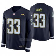 Camiseta NFL Hombre San Diego Chargers Derwin James Azul Therma Manga Larga