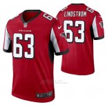 Camiseta NFL Legend Atlanta Falcons Chris Lindstrom Rojo Negro