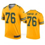 Camiseta NFL Legend Green Bay Packers Jon Runyan Jr. Inverted Oro