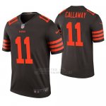 Camiseta NFL Legend Hombre Cleveland Browns Antonio Callaway Marron Color Rush